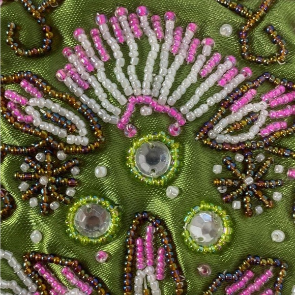 Vintage 1990 Era Fashion Express Beaded Going Out Purse - Picture 3 of 8